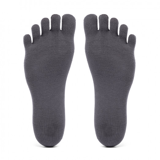 5Toe Socks No Show Dark Grey
