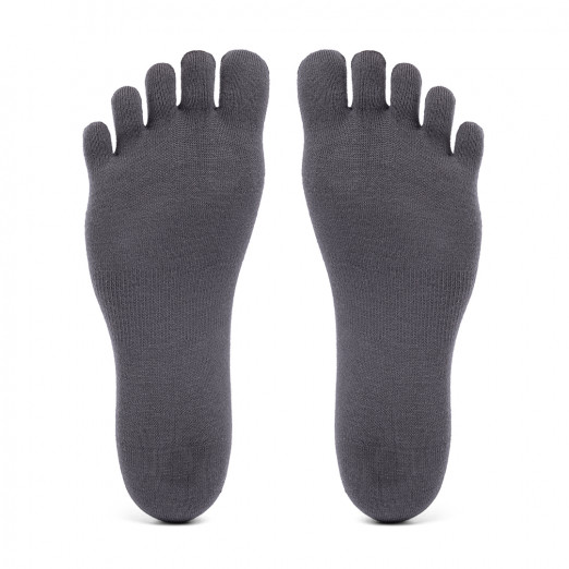 5Toe Socks No Show Dark Grey