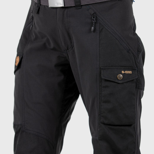 Nikka Trousers Curved W - Black