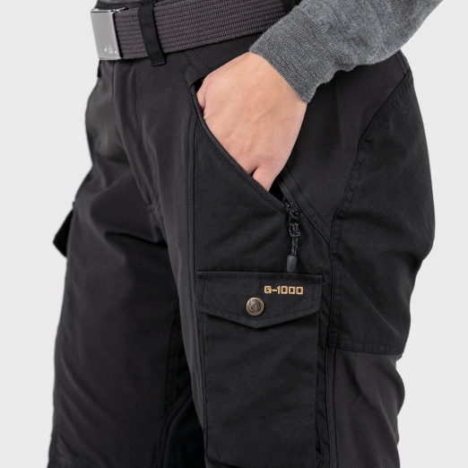 Nikka Trousers Curved W - Black