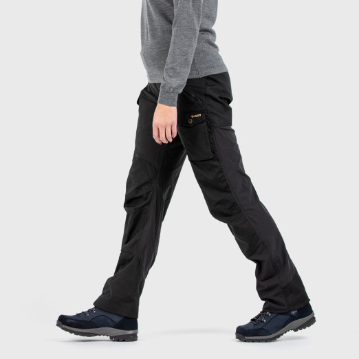 Nikka Trousers Curved W - Black