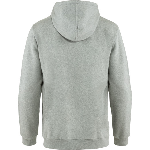 Fjällräven Logo Hoodie - Grey-Melange