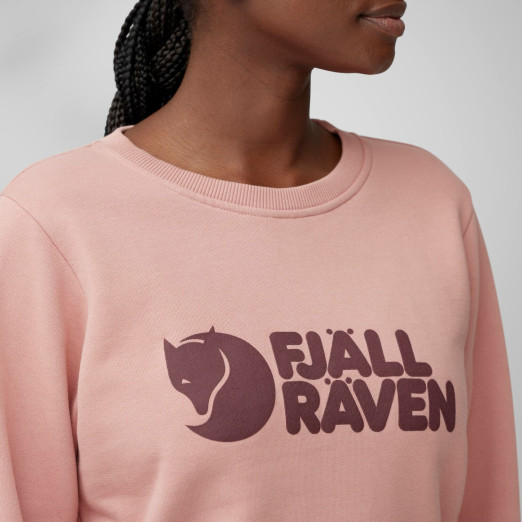 Fjällräven Logo Sweater W - Dusty Rose-Port