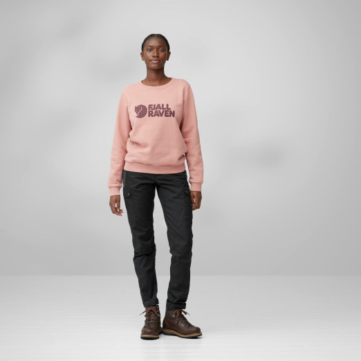Fjällräven Logo Sweater W - Dusty Rose-Port