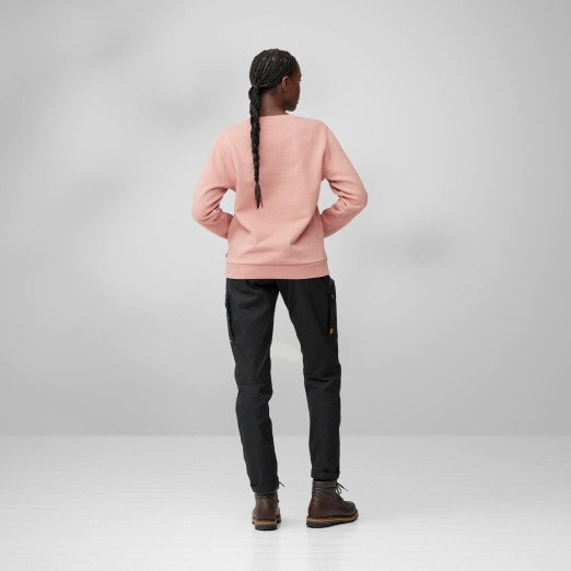 Fjällräven Logo Sweater W - Dusty Rose-Port