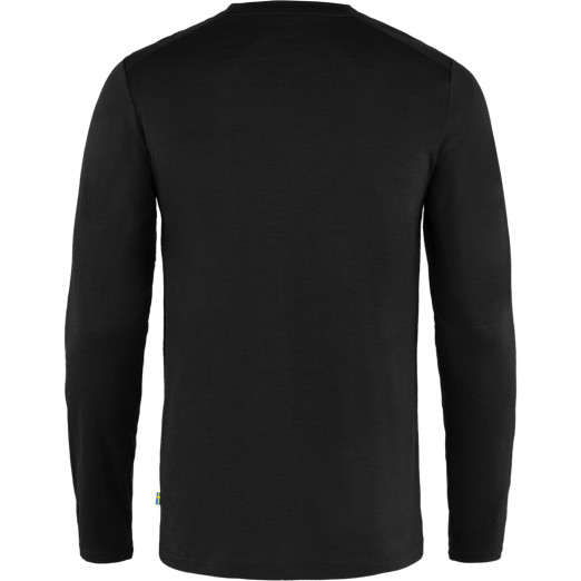 Abisko Wool LS M - Black