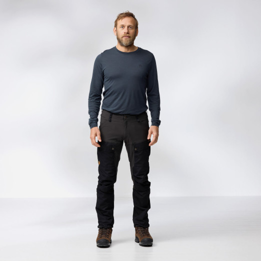 Abisko Wool LS M - Black