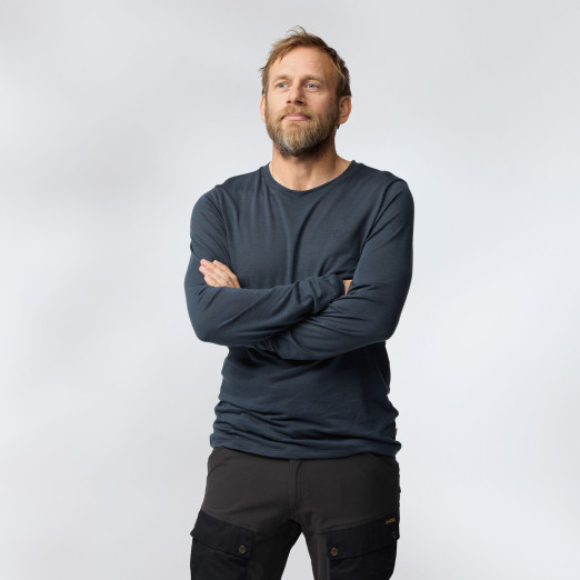 Abisko Wool LS M - Black