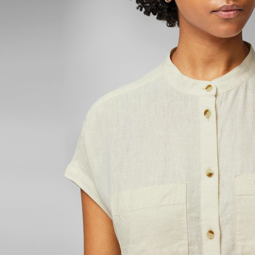 Övik Hemp Shirt SS W - Mountain Blue