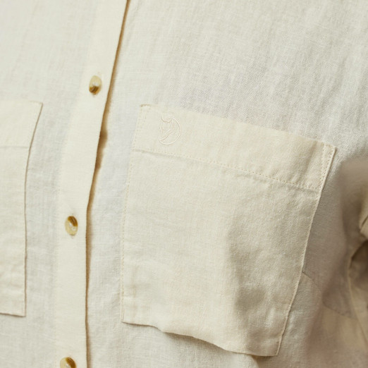 Övik Hemp Shirt SS W - Mountain Blue