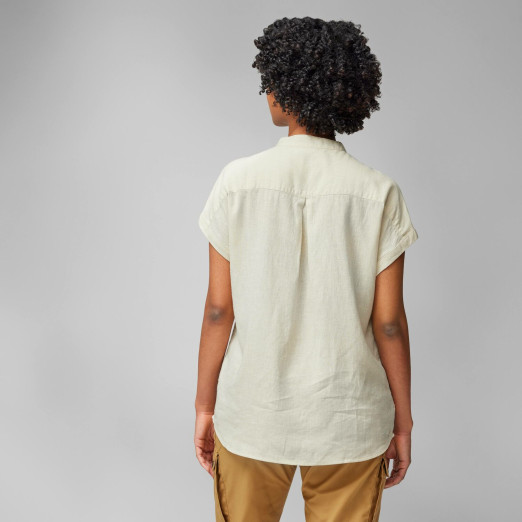 Övik Hemp Shirt SS W - Mountain Blue