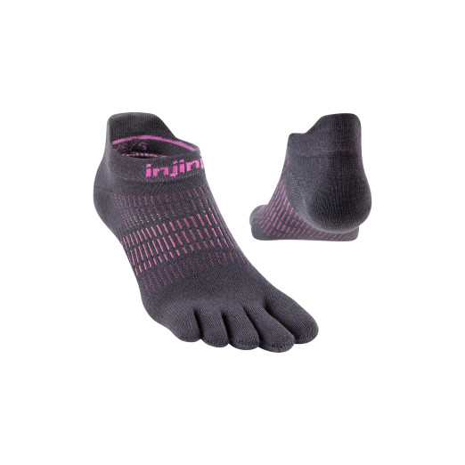Injinji Women's RUN Lightweight / Coolmax / No-show / Charcoal