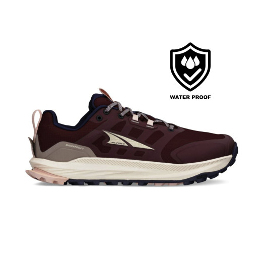 Altra Lone Peak 9 WP Low - Maroon (W)