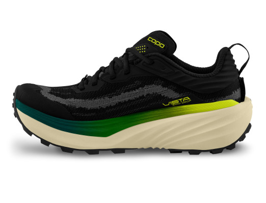 Topo Athletic Vista WIDE Black / Lime (M)