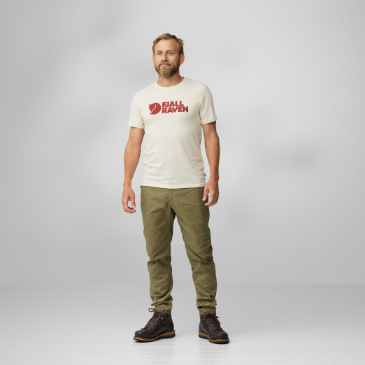 Fjällräven Logo T-shirt M - Laurel Green