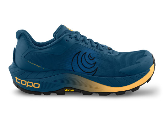 Topo Athletic MTN Racer 4 - Navy / Orange (M)